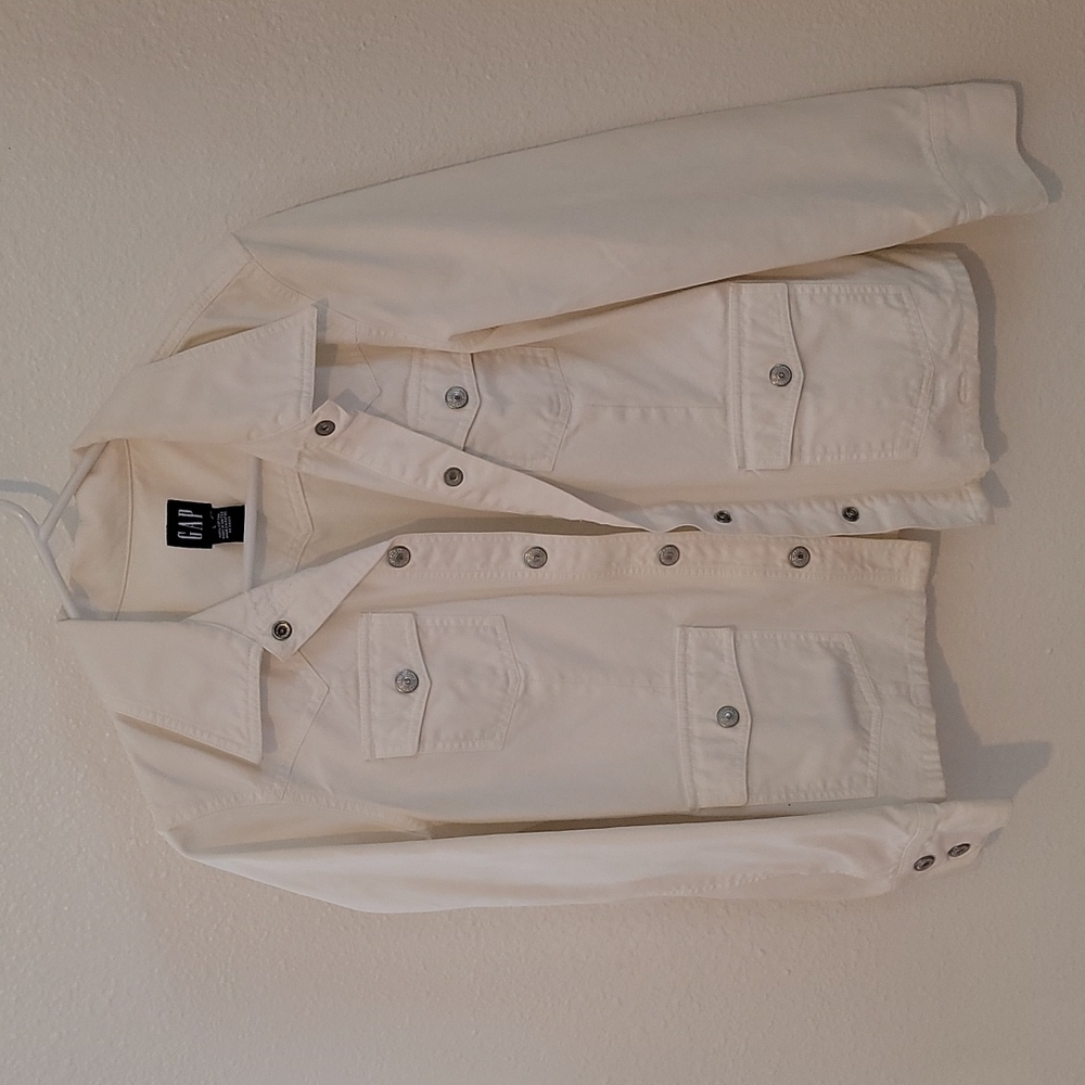 White Jean jacket